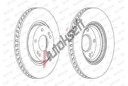 FERODO Brzdov kotou PREMIER - 300 mm FE DDF1795C, DDF1795C