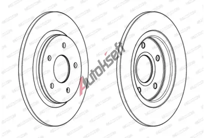FERODO Brzdový kotouč PREMIER - 305 mm FE DDF1808C, DDF1808C FERODO Brzdový kotouč PREMIER - 305 mm FE DDF1808C, DDF1808C