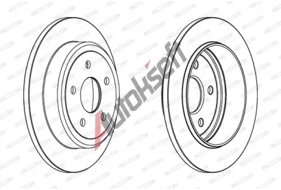 FERODO Brzdov kotou PREMIER - 320 mm FE DDF1813C, DDF1813C
