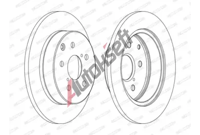 FERODO Brzdov kotou PREMIER - 281 mm FE DDF1846C, DDF1846C