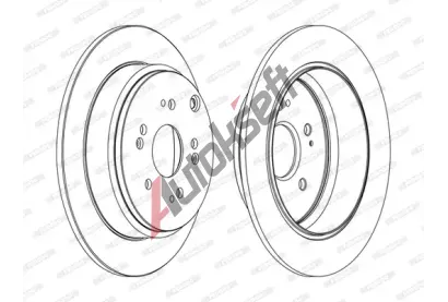 FERODO Brzdov kotou PREMIER - 305 mm FE DDF1860C, DDF1860C