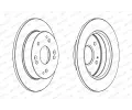 FERODO Brzdov kotou PREMIER Coat+ disc - 260 mm FE DDF1861C, DDF1861C