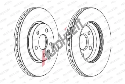 FERODO Brzdov kotou PREMIER - 276 mm FE DDF1869C, DDF1869C