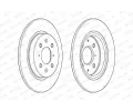 FERODO Brzdov kotou PREMIER - 260 mm FE DDF1876C, DDF1876C
