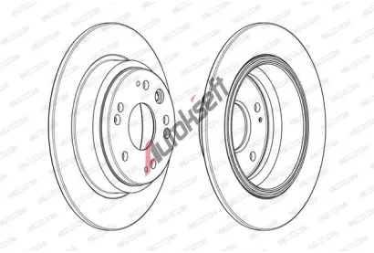 FERODO Brzdový kotouč PREMIER - 282 mm FE DDF1894C, DDF1894C FERODO Brzdový kotouč PREMIER - 282 mm FE DDF1894C, DDF1894C