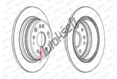FERODO Brzdov kotou PREMIER - 282 mm FE DDF1933, DDF1933