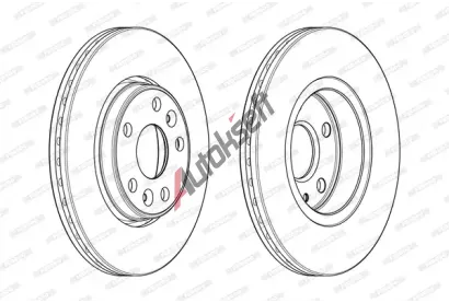 FERODO Brzdový kotouč PREMIER - 258 mm FE DDF1978C, DDF1978C FERODO Brzdový kotouč PREMIER - 258 mm FE DDF1978C, DDF1978C