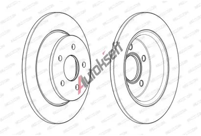 FERODO Brzdov� kotou� PREMIER - 280 mm FE DDF2058C, DDF2058C