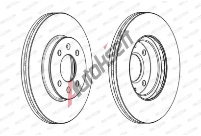 FERODO Brzdov kotou PREMIER - 256 mm FE DDF2089C, DDF2089C