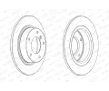 FERODO Brzdov kotou PREMIER - 280 mm FE DDF2123C, DDF2123C