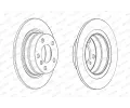 FERODO Brzdov kotou PREMIER - 290 mm FE DDF2197C, DDF2197C