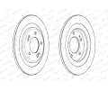 FERODO Brzdov kotou PREMIER - 284 mm FE DDF2200C, DDF2200C