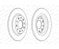 FERODO Brzdový kotouč PREMIER FE DDF2333C, DDF2333C