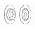 FERODO Brzdov kotou PREMIER - 276 mm FE DDF2335C, DDF2335C