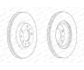 FERODO Brzdov kotou PREMIER - 283 mm FE DDF2405C, DDF2405C