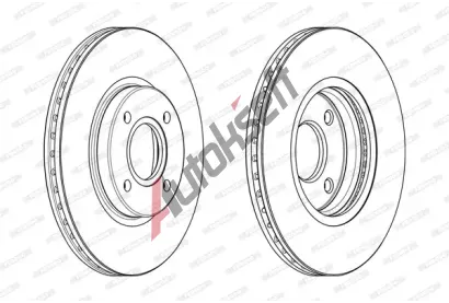FERODO Brzdov kotou PREMIER - 278 mm FE DDF2461C, DDF2461C