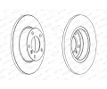 FERODO Brzdov kotou PREMIER Coat+ disc - 286 mm FE DDF248C, DDF248C