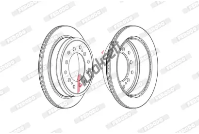 FERODO Brzdový kotouč PREMIER FE DDF2505C, DDF2505C FERODO Brzdový kotouč PREMIER FE DDF2505C, DDF2505C