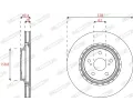 FERODO Brzdov� kotou� PREMIER FE DDF2518C, DDF2518C