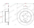 FERODO Brzdový kotouč PREMIER FE DDF2560C, DDF2560C