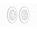 FERODO Brzdov kotou PREMIER - 300 mm FE DDF2599C, DDF2599C