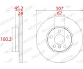 FERODO Brzdový kotouč PREMIER FE DDF2637C, DDF2637C