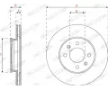 FERODO Brzdov kotou PREMIER - 256 mm FE DDF2660C, DDF2660C