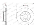 FERODO Brzdový kotouč PREMIER FE DDF2663C, DDF2663C