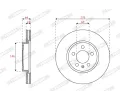 FERODO Brzdov� kotou� PREMIER&nbsp;&dash;&nbsp;FE DDF2664C