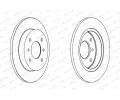 FERODO Brzdov kotou PREMIER Coat+ disc - 258 mm FE DDF267C, DDF267C