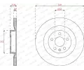 FERODO Brzdov kotou PREMIER - 320 mm FE DDF2732C, DDF2732C