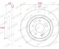 FERODO Brzdový kotouč PREMIER FE DDF2764C, DDF2764C