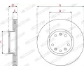 FERODO Brzdový kotouč PREMIER FE DDF2782C, DDF2782C