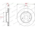 FERODO Brzdový kotouč PREMIER FE DDF2791C, DDF2791C