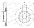 FERODO Brzdový kotouč PREMIER FE DDF2791C, DDF2791C