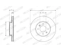 FERODO Brzdový kotouč PREMIER FE DDF2982C, DDF2982C
