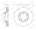 FERODO Brzdov kotou PREMIER FE DDF3057C, DDF3057C