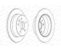 FERODO Brzdov kotou PREMIER Coat+ disc - 280 mm FE DDF861C, DDF861C