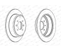 FERODO Brzdov kotou PREMIER Coat+ disc - 290 mm FE DDF869C, DDF869C
