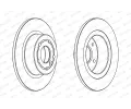FERODO Brzdov� kotou� PREMIER Coat+ disc - 304 mm FE DDF874C, DDF874C
