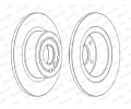FERODO Brzdov� kotou� PREMIER Coat+ disc - 304 mm FE DDF874C, DDF874C