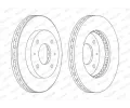 FERODO Brzdov kotou PREMIER - 256 mm FE DDF885C, DDF885C
