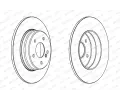 FERODO Brzdov kotou PREMIER Coat+ disc - 290 mm FE DDF963C, DDF963C