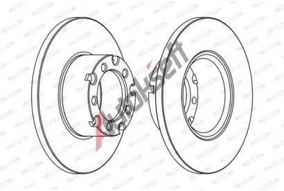 FERODO Brzdov kotou PREMIER - 280 mm FE FCR116A, DDF095