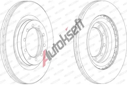 FERODO Brzdov kotou PREMIER - 290 mm FE FCR183A, FCR183A