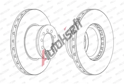 FERODO Brzdov kotou FE FCR186A, FCR186A