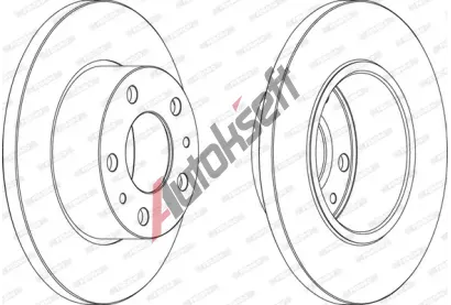 FERODO Brzdov kotou PREMIER - 276 mm FE FCR195A, FCR195A