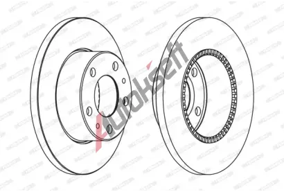 FERODO Brzdov kotou PREMIER - 276 mm FE FCR196A, FCR196A