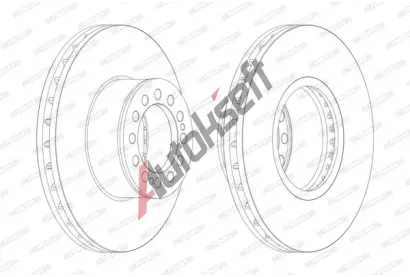 FERODO Brzdov kotou PREMIER - 432 mm FE FCR214A, FCR214A