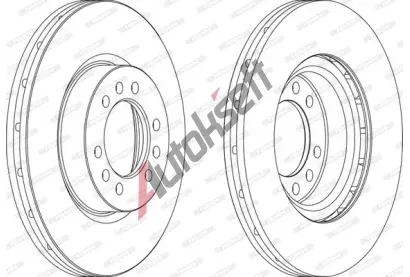 FERODO Brzdov kotou PREMIER - 290 mm FE FCR235A, FCR235A